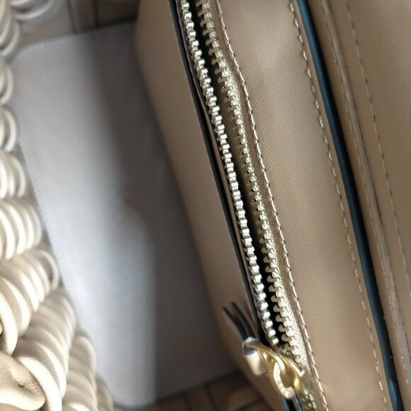 TORY BURCH Brown Leather Shoulder Bag mon258-103125 - Picture 12 of 16